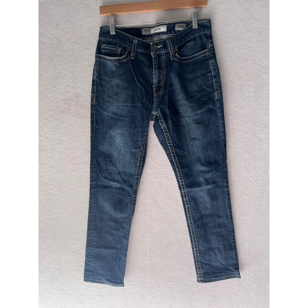 BKE Asher Straight Leg Dark Wash Denim Jeans Mens 31R 31x31